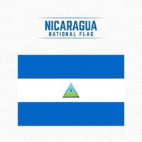 Nicaraguas nationella flagga vektor