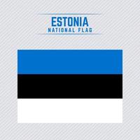 Estlands nationella flagga vektor