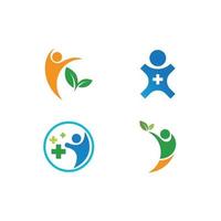 gesundes Leben Logo vektor