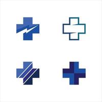 Krankenhauslogo und Symbole Vorlage Icons App vektor