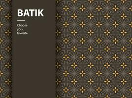 ethnische batik vektor indonesisch muster mode nahtlos vintage textil abstrakt flach kultur kunst