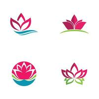 skönhet vektor lotus ikon