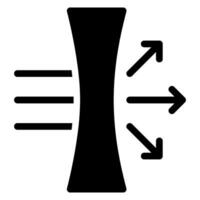 Dispersion Glyphe Symbol vektor