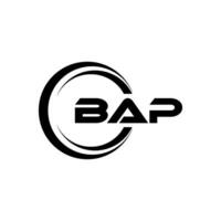 bap logotyp design, inspiration för en unik identitet. modern elegans och kreativ design. vattenmärke din Framgång med de slående detta logotyp. vektor