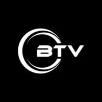 btv Logo Design, Inspiration zum ein einzigartig Identität. modern Eleganz und kreativ Design. Wasserzeichen Ihre Erfolg mit das auffällig diese Logo. vektor