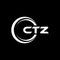 ctz Logo Design, Inspiration zum ein einzigartig Identität. modern Eleganz und kreativ Design. Wasserzeichen Ihre Erfolg mit das auffällig diese Logo. vektor