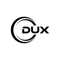 Dux Logo Design, Inspiration zum ein einzigartig Identität. modern Eleganz und kreativ Design. Wasserzeichen Ihre Erfolg mit das auffällig diese Logo. vektor