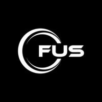 Fus Logo Design, Inspiration zum ein einzigartig Identität. modern Eleganz und kreativ Design. Wasserzeichen Ihre Erfolg mit das auffällig diese Logo. vektor