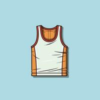 tanktop vektor klämma konst illustration