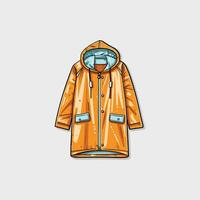 Regenjacke Vektor Clip Kunst Illustration