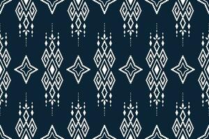 Kreuz Stich bunt geometrisch traditionell ethnisch Muster Ikat nahtlos Muster abstrakt Design zum Stoff drucken Stoff Kleid Teppich Vorhänge und Sarong aztekisch afrikanisch indisch indonesisch vektor