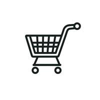 elegant online Einkaufen Wagen Logo im Vektor Design, ein perfekt passen zum Ihre nahtlos Digital Einkaufen Erfahrung.