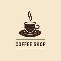 einladend Kaffee Geschäft Logo im Vektor Format, ausströmend Wärme und Aroma, perfekt zum ein gemütlich Cafe Ambiente.