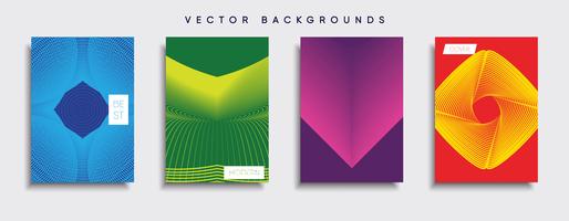 Minimale Vector-Cover-Designs. Zukünftige Plakatschablone. vektor