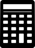 kalkylator ikon. vektor platt illustration på vit bakgrund eps