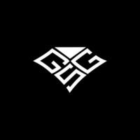 gsg brev logotyp vektor design, gsg enkel och modern logotyp. gsg lyxig alfabet design
