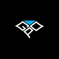gpd Brief Logo Vektor Design, gpd einfach und modern Logo. gpd luxuriös Alphabet Design