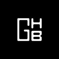 ghb brev logotyp vektor design, ghb enkel och modern logotyp. ghb lyxig alfabet design