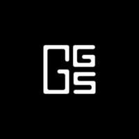 ggs brev logotyp vektor design, ggs enkel och modern logotyp. ggs lyxig alfabet design