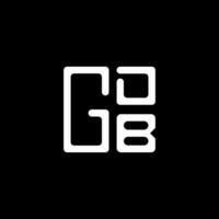 gdb Brief Logo Vektor Design, gdb einfach und modern Logo. gdb luxuriös Alphabet Design