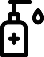 Seife Waschen Symbol Symbol Bild Vektor. Illustration von das Seife Antiseptikum Schaum Reiniger sanitär Design Bild vektor