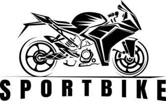 dynamisk sporter motorcykel illustration design vektor