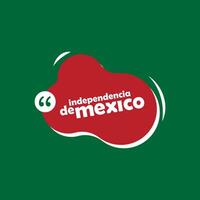 viva mexico oberoende dag Tal bubbla vektor