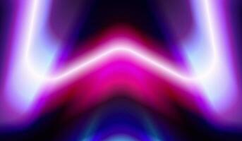 abstrakt Technologie futuristisch glühend Blau und lila Licht Linien mit Geschwindigkeit Bewegung verwischen bewirken auf dunkel Blau Hintergrund. Neon- Linie Stil auf dunkel. Vektor Illustration