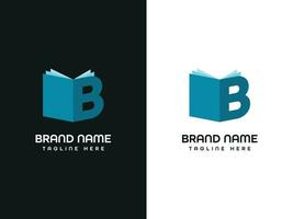 Buch b Logo vektor