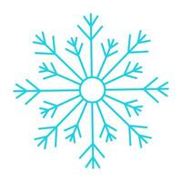 snöflinga jul vinter- kall mönster ikon element vektor