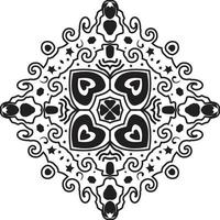 einzigartig Luxus Mandala Design, Mandala Vorlage. vektor