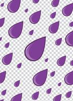Vektor lila Spritzen mit Transparenz Hintergrund