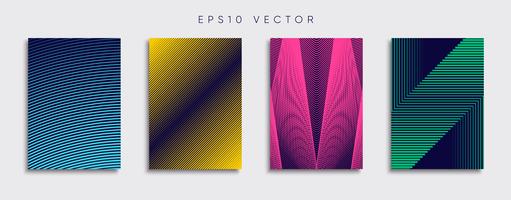 Minimale Vector-Cover-Designs. Zukünftige Plakatschablone. vektor