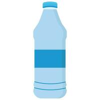 plast vatten flaska. vektor platt ikon