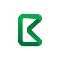 Gradient Brief b Vektor Logo
