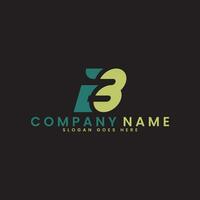 b3 brev logotyp. enkel och modern. lämplig för några industri. vektor