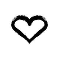Liebe Symbol Symbol, abstrakt Herz Form, können verwenden zum Kunst Illustration, Logo Gramm, Webseite, Apps, Piktogramm, Valentinsgrüße Tag Thema, oder Grafik Design Element. Vektor Illustration