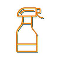 Reinigungsspray-Vektorsymbol vektor