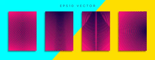 Minimale Vector-Cover-Designs. Zukünftige Plakatschablone. vektor