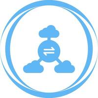 Multi-Cloud Vektor Symbol