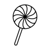 Lutscher Symbol Vektor Satz. Süßigkeiten Illustration Zeichen Sammlung. Süßigkeiten Symbol oder Logo.