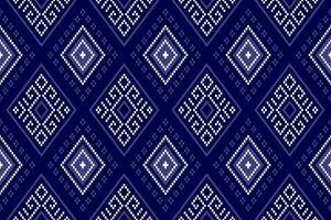 Kreuz Stich bunt geometrisch traditionell ethnisch Muster Ikat nahtlos Muster abstrakt Design zum Stoff drucken Stoff Kleid Teppich Vorhänge und Sarong aztekisch afrikanisch indisch indonesisch vektor