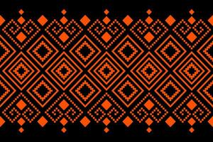 Kreuz Stich bunt geometrisch traditionell ethnisch Muster Ikat nahtlos Muster abstrakt Design zum Stoff drucken Stoff Kleid Teppich Vorhänge und Sarong aztekisch afrikanisch indisch indonesisch vektor