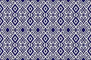 Kreuz Stich bunt geometrisch traditionell ethnisch Muster Ikat nahtlos Muster abstrakt Design zum Stoff drucken Stoff Kleid Teppich Vorhänge und Sarong aztekisch afrikanisch indisch indonesisch vektor