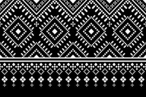 Kreuz Stich bunt geometrisch traditionell ethnisch Muster Ikat nahtlos Muster abstrakt Design zum Stoff drucken Stoff Kleid Teppich Vorhänge und Sarong aztekisch afrikanisch indisch indonesisch vektor