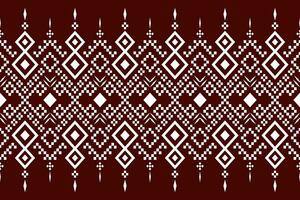 Kreuz Stich bunt geometrisch traditionell ethnisch Muster Ikat nahtlos Muster abstrakt Design zum Stoff drucken Stoff Kleid Teppich Vorhänge und Sarong aztekisch afrikanisch indisch indonesisch vektor