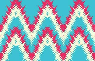 ethnisch abstrakt Ikat Kunst. aztekisch Ornament drucken. geometrisch ethnisch Muster nahtlos Farbe orientalisch. Design zum Hintergrund ,Vorhang, Teppich, Hintergrund, Kleidung, Verpackung, Batik, Vektor Illustration.