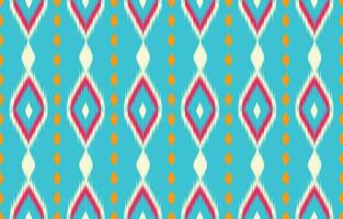 ethnisch abstrakt Ikat Kunst. aztekisch Ornament drucken. geometrisch ethnisch Muster nahtlos Farbe orientalisch. Design zum Hintergrund ,Vorhang, Teppich, Hintergrund, Kleidung, Verpackung, Batik, Vektor Illustration.