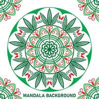 Mandala-Hintergrunddesign vektor