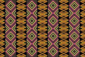 kreativ Vektor nahtlos dekorativ ethnisch Stil Muster.Hintergrund mit aztekisch Stammes- ornament.spring Sommer- Herbst decor.ikat geometrisch Volk ornament.tribal ethnisch Vektor Textur